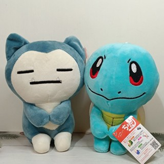 寶可夢 神奇寶貝 絨毛娃娃 傑尼龜 卡比獸 坐姿 稀有 伴遊 娃娃 布偶 絨毛玩具 安撫娃娃