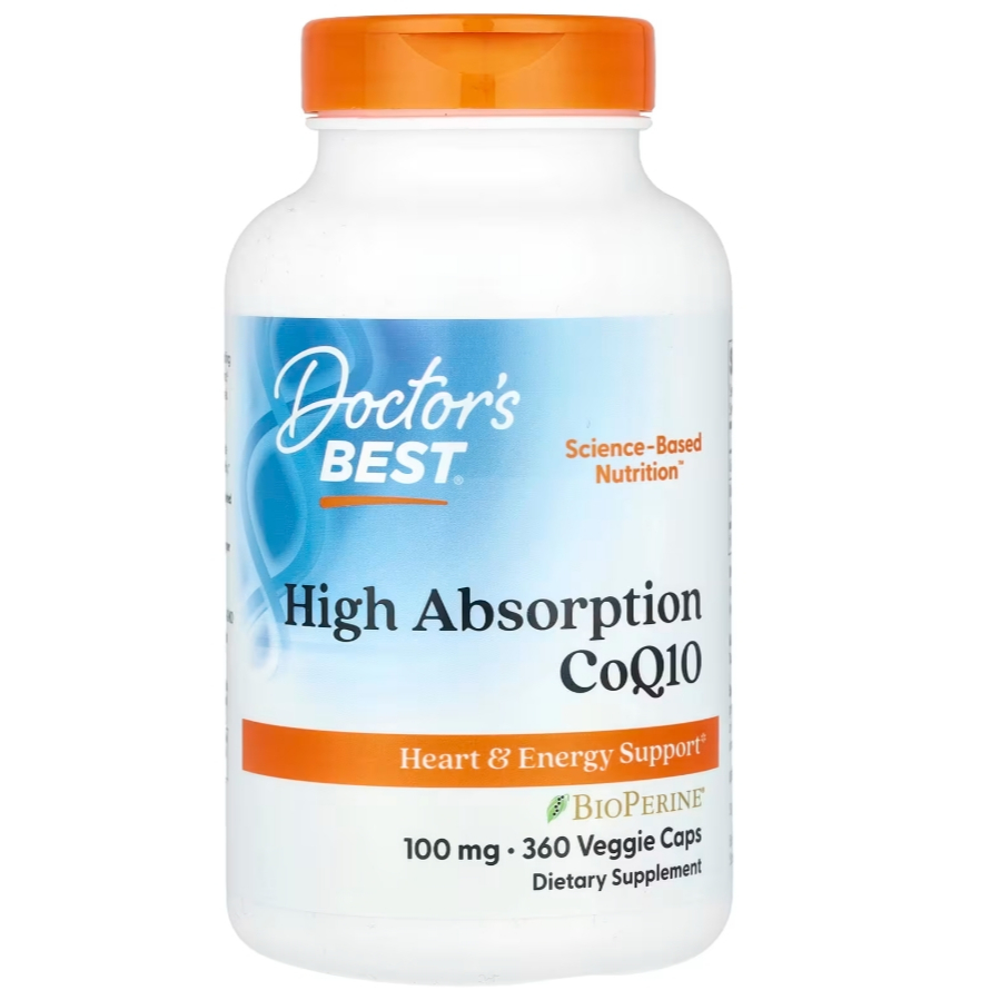 在台現貨 Doctor's Best Q10 CoQ10 100mg 高吸收 輔酶 BioPerine 360顆