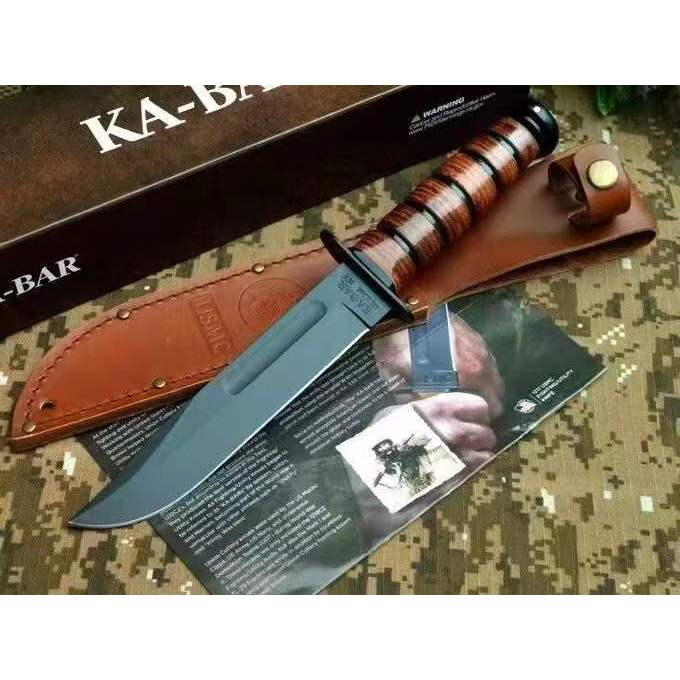 岩之鋼 KA BAR 卡巴 1217 USMC格鬥刀