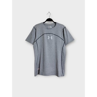 Under Armour Heat Gear 男款大尺碼灰色短袖訓練運動上衣 0318【衫之小朱】