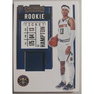 丹佛金塊 RJ HAMPTON RJ.漢普頓 RC 球衣卡 20-21 CONTENDERS