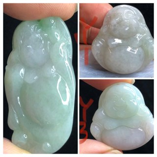 Y組春帶彩蘋果綠笑佛財神佛公彌勒佛天然玉石緬甸玉硬玉A貨翡翠吊墬墜子玉墬多種款式請進多種款式請進