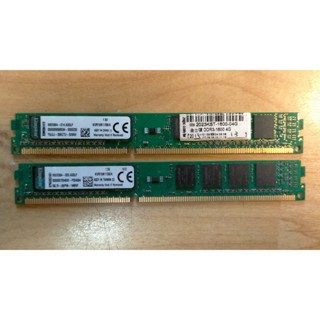 D.桌上型電腦記憶體-金士頓 Kingston DDR3-1600 雙通道 4G*2共8GB 不分售 直購價90