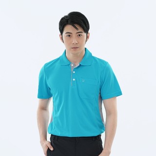 【遊遍天下】臺灣現貨MIT臺灣製男款抗UV吸濕排汗機能POLO衫 GS1056 / 淺藍 (M-5L 大尺碼)
