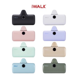 iwalk▸第五代 pro 閃充直插式行動電源 蘋果 安卓 lightning 加長版 4800mah 行充 隨充