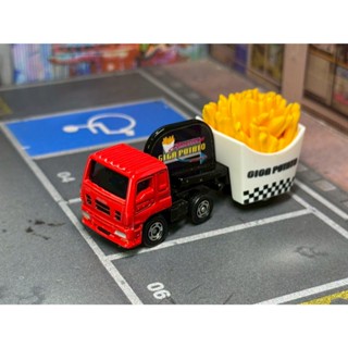 TOMICA-A02-無盒戰損-薯條運輸連結車