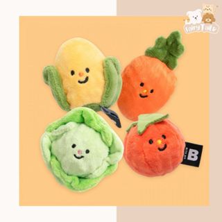 萌尾巴| 韓國 BITE ME蔬菜球 無毒寵物玩具 寵物紓壓 發聲玩具 耐咬玩具 狗狗耐咬球 狗狗玩具球 寵物玩具球