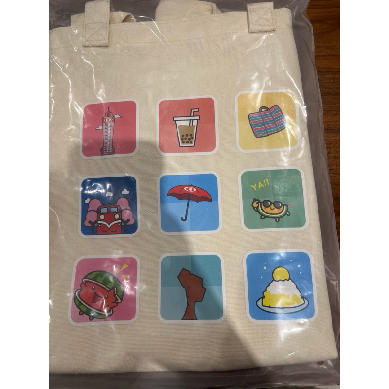 全新 新光金股東會紀念品 斜背兩用帆布袋