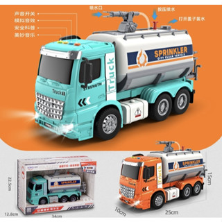 【現貨🔥免運費🚒慣性灑水玩具車】可按壓噴水 工程車模型 男孩汽車玩具 親子互動 禮物推薦 兒童節必備