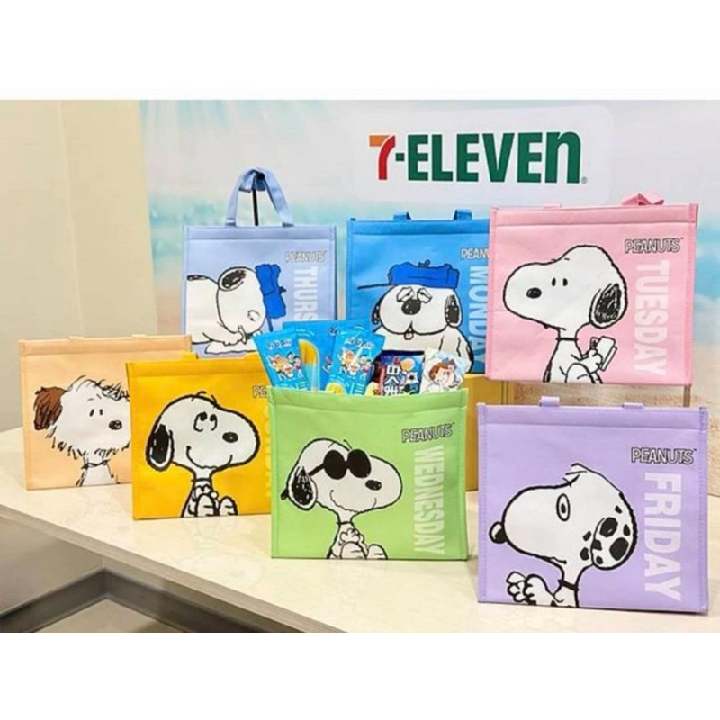 7-11 史努比 保冷袋 15L 冰品抽抽樂