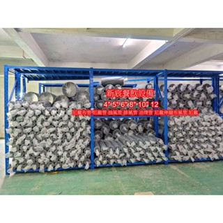 尼龍布風管 5"英吋(125mm) 10米 尼龍布軟管 防火排煙管 耐高溫排煙管 抽風管 鋼絲伸縮管 通風管 排風管