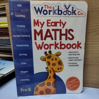 二手童書~數學練習本 The workbook/ my early maths workbook(全新未拆)(E)