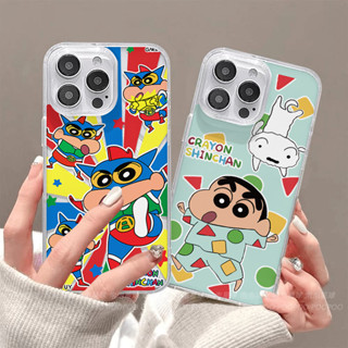 蠟筆小新iPhoneXR XS MAX 16 15 14 13 12 11Pro max手機殼 卡通magsafe磁吸殼