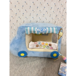 雪子本舖│日本正版 角落生物 角落小夥伴 藍企鵝車 企鵝冰淇淋餐車 甜筒 佈置擺設 場景擺飾 家家酒