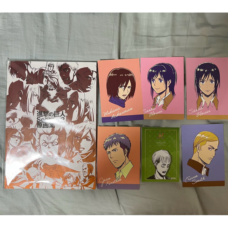 現貨全新未拆日版 進擊的巨人畫集 進擊的巨人season 2 進擊的巨人wit畫集 進擊的巨人畫集