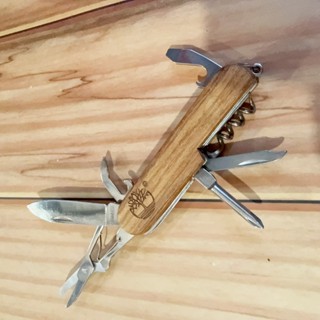 ［沐沐屋］Timberland 木製 多用途瑞士刀 質感瑞士刀 踢不爛 ^