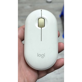 臺中現貨 羅技正品 鵝卵石滑鼠Pebble M350 靜音按鍵 二手良品 藍芽/2.4G雙模 便攜好用 筆電良伴