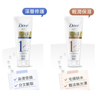 Dove 多芬 深層修護 輕潤保濕 防斷修護一分鐘 速效 修護 精華 180ml