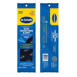 【爽健Dr. Scholl's】爽健 Odor-X消臭乾爽舒適鞋墊(男女皆適)