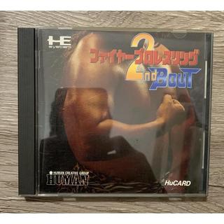 現貨 日版遊戲 PCE PC-E Hu卡 熱血摔角世界 Fire Pro Wrestlin 2nd Bout