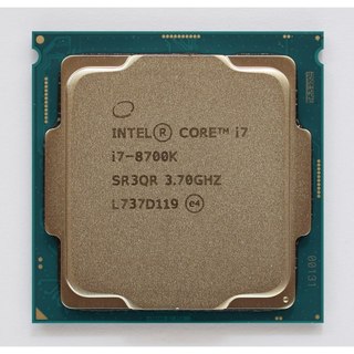 Intel Core I7 8700K TB 4.7G 快取 12MB LGA 1151 六核 十二緒 八代 CPU