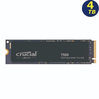 Crucial T500 4TB PCIe Gen4 NVMe M.2 SSD CT4000T500SSD8 固態硬碟