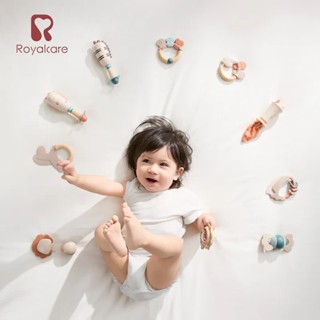 Royalcare 嬰幼撫育系列 歡樂手搖鈴四件組/十件組 (附收納盒) 款式隨機【安琪兒婦嬰百貨】