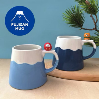 立即出貨‼️Karina🇯🇵FUJISAN MUG 富士山 達摩 柴犬 馬克杯 紀念品