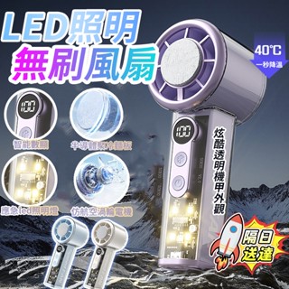 隔日達🚀【LED智慧數顯+照明燈】冰敷風扇 手持風扇 渦輪風扇 半導體冰敷 隨身風扇 掛脖風扇 桌面風扇 迷你風扇 風扇