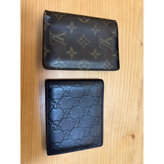 二手 LV 皮夾 GUCCI 皮夾 男用 合售