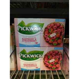 PICKWICK 荷蘭茶包 百年品牌 莓果茶 草莓 覆盆莓 覆盆子 綜合水果茶 無咖啡因茶 純天然 1盒20入