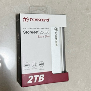 Transcend 創見 StoreJet 25C3S 2TB Type-C 2.5吋行動硬碟