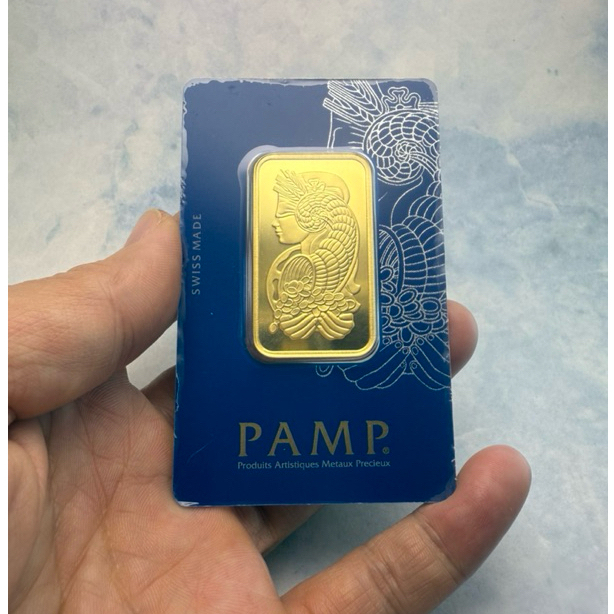 金條 瑞士PAMP金塊 純金9999 財富女神 1盎司 8.3錢 分期0-3期  1oz 正品公司貨 投資 抗通膨 招財