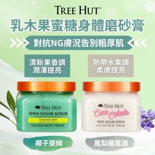現貨(A)👍結單日 0610 樹上小屋TREE HUT 乳木果蜜糖身體磨砂膏510g