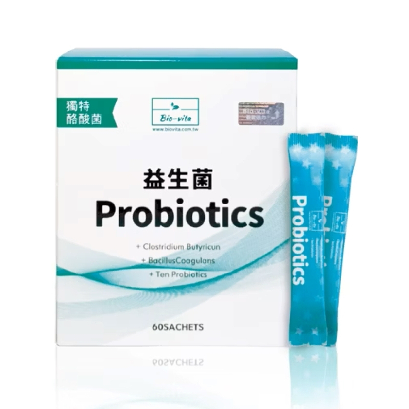 【BioVita碧歐活力】7大國際配方獨特酪酸菌(宮入菌)順暢保護益生菌