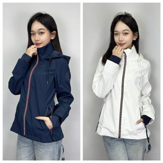 【New START精品服飾-員林】現貨 Tommy Hilfiger 女款 手臂徽章 輕量 防風外套 連帽外套 薄外套