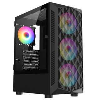 AINAR 艾納爾 R06 Crystal ATX機箱 電腦機殼 標配定光風扇*4 水晶機殼 CASE