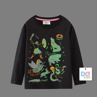 DO Kids童裝 臺灣現貨-長袖夜光星座 韓系潮流T恤 男童裝 春秋新品 中小童 兒童 運動 休閒 上衣 長袖 透氣