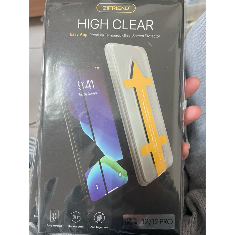 全新💕Zifriend 零失敗3D滿版高透玻璃保護貼適用 iPhone 12/12pro