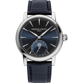 CONSTANT 康斯登 MANUFACTURE 自製機芯三日鍊機械錶 日期月相 40mm FC-716N3H6