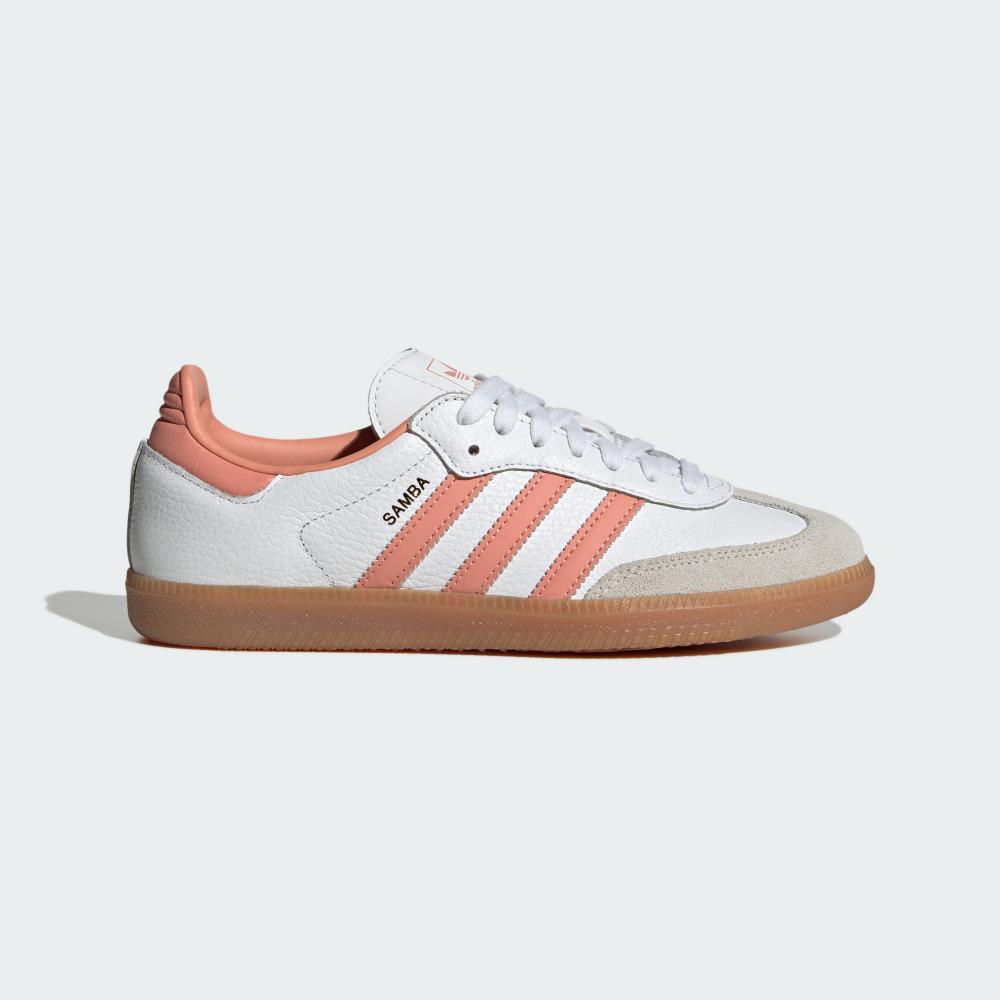 ADIDAS SAMBA OG W 草莓餅乾 皮革 麂皮 復古 德訓鞋 扁鞋 休閒鞋 女鞋【IG5932】