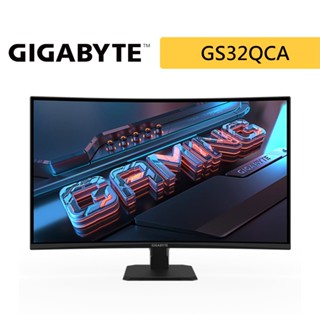 GIGABYTE 技嘉 GS32QCA 32型 180Hz 1ms 2K 曲面電競螢幕(32型/QHD/180Hz/1m
