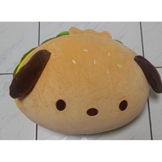 漢堡狗 絨毛抱枕 靠墊 枕頭 帕恰狗 40cmX30cmx15cm