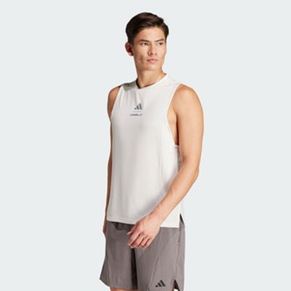 ADIDAS 背心 M LM G TK 米白 快排 運動背心 男 IX7978