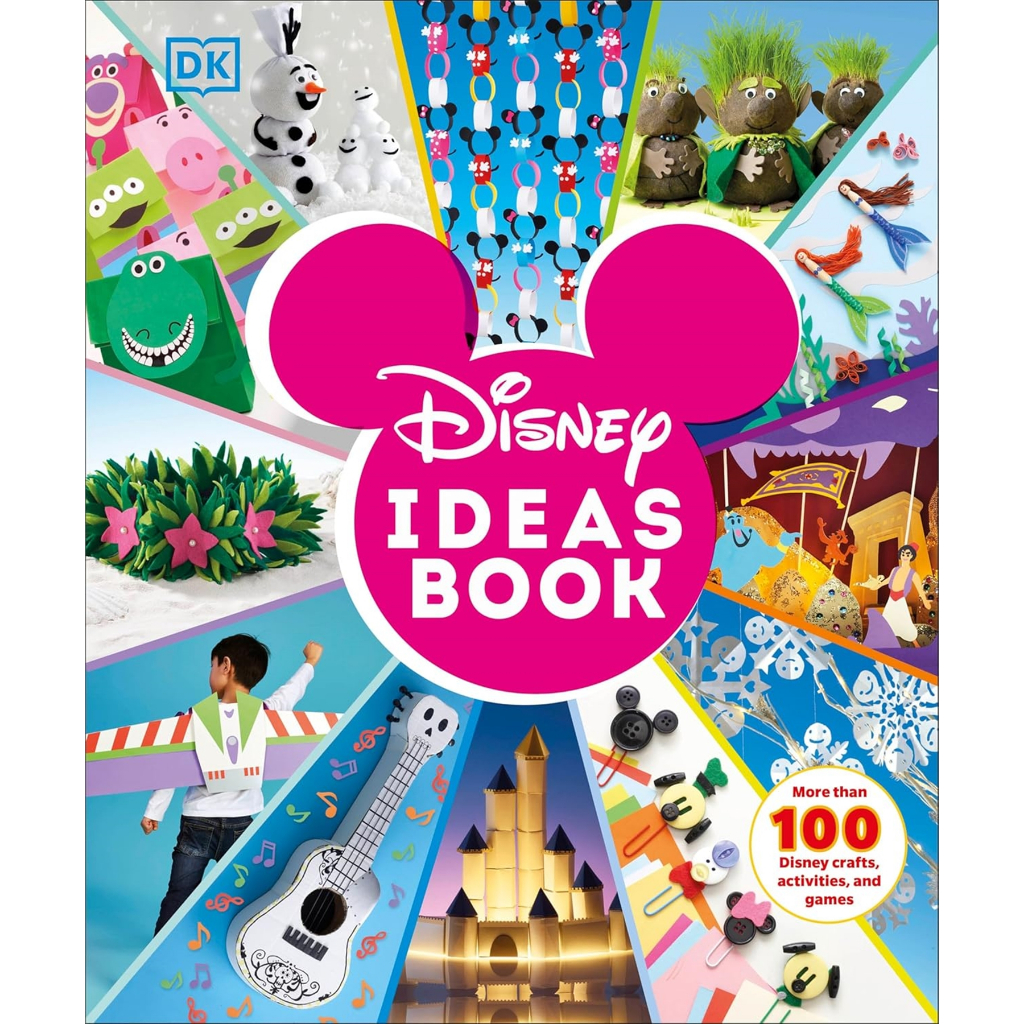 迪士尼創意勞作 Disney Ideas Book： More than 100 Disney Crafts, Activities, and Games  【加贈1本】創意玩花紋-有趣的動物模型輕鬆做！