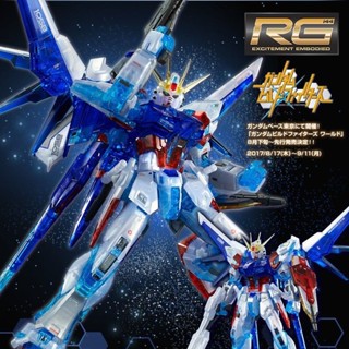 萬代 PB限定 RG 創鬥者 全裝備型製作攻擊鋼彈 透明配色