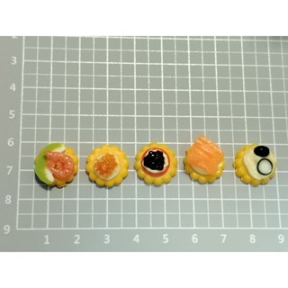 🍓微縮模型 二手散件 迷你下午茶 鹹派 模擬點心 扭蛋 娃娃屋配件