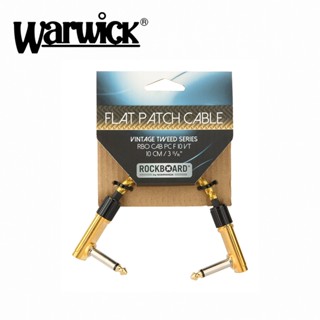 WARWICK ROCKBOARD CAB PC F 10/20CM VT 效果器導線 金色款【敦煌樂器】
