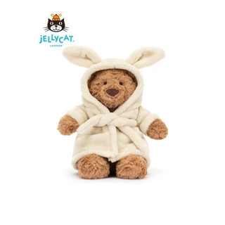 英國正品 臺灣出貨 Jellycat 浴袍巴賽羅那熊 巴塞羅那熊玩偶 毛絨玩具 娃娃公仔 安撫娃娃 玩偶 生日禮物