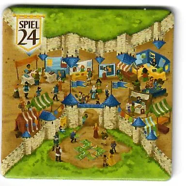 (桌遊) Carcassonne: Bonusplattchen Spiel 2024 卡卡頌: 艾森24 板塊